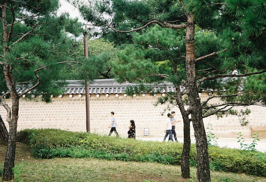 Students playing sports
