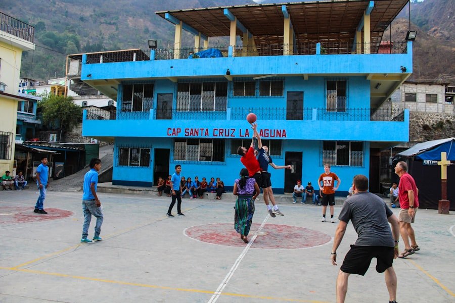 Photo Students playing sports
