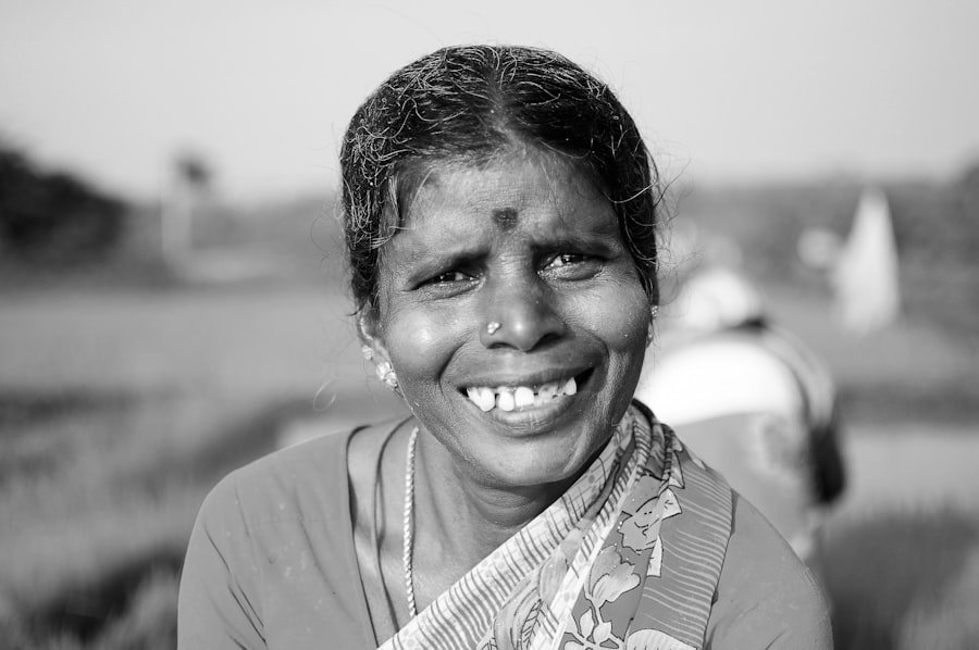Photo Indian woman home
