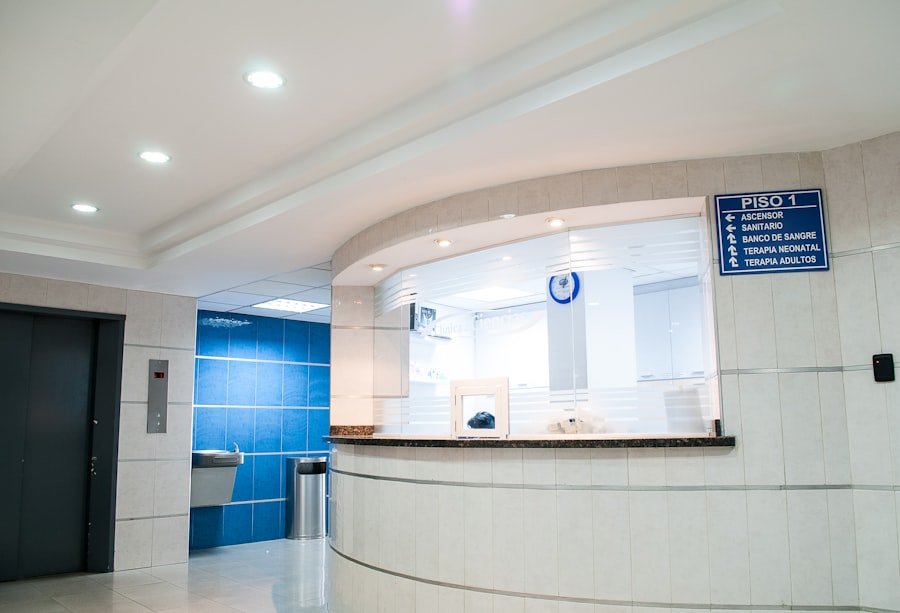 Photo Hospital admission desk