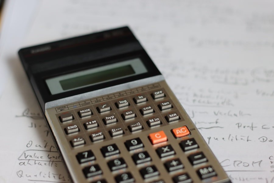 Photo Calculator financial planning