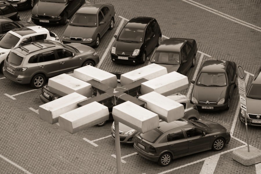 Fleet vans parking