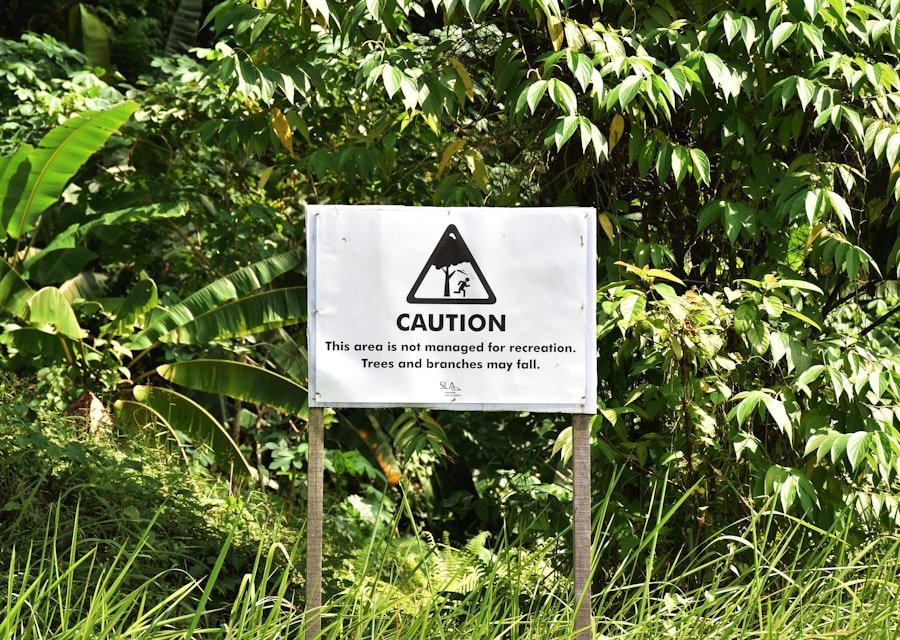 Photo Warning sign document