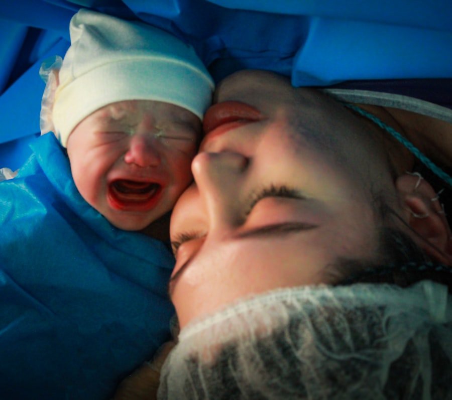 Photo Mother newborn hospital