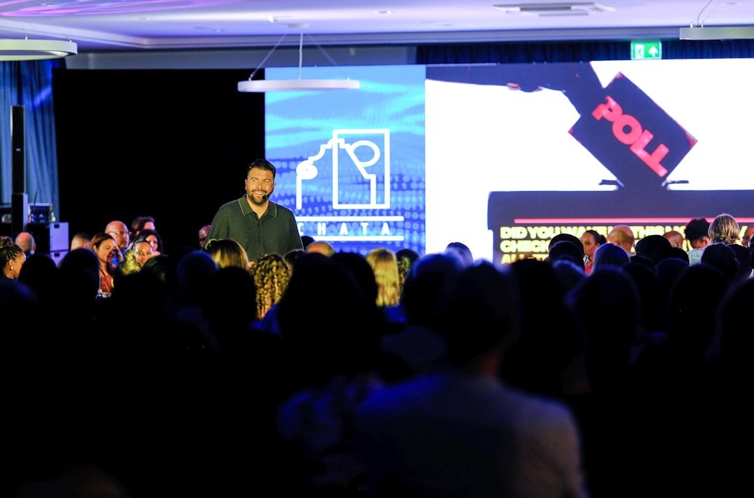 Photo Conference speaker stage