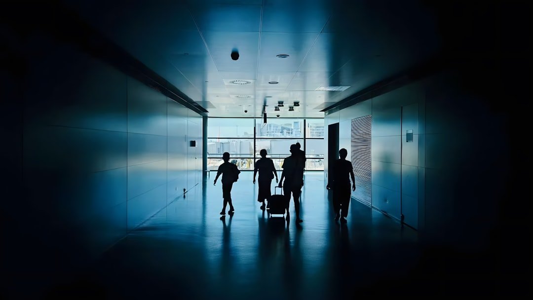 Photo Airport arrival family