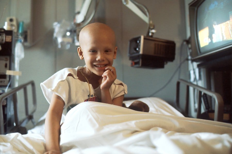 Cancer survivor smiling
