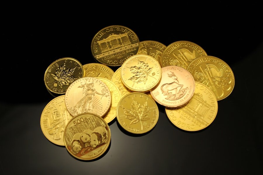 Piggy bank coins
