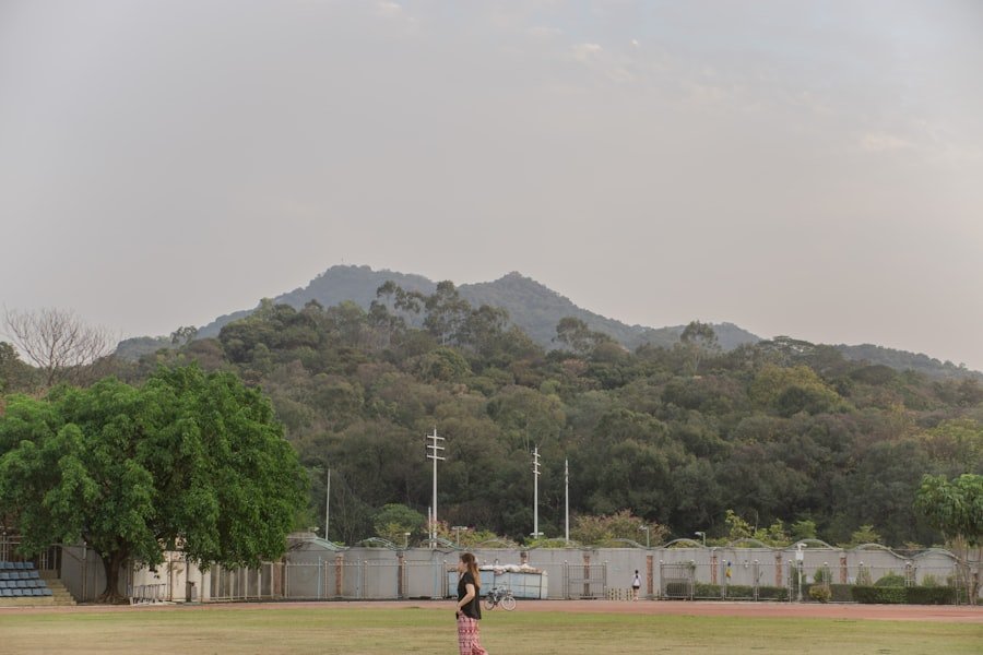 Photo Cricket player stadium