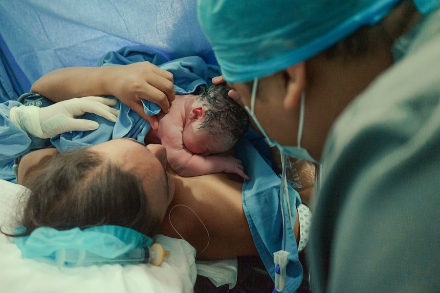 Photo Mother newborn hospital
