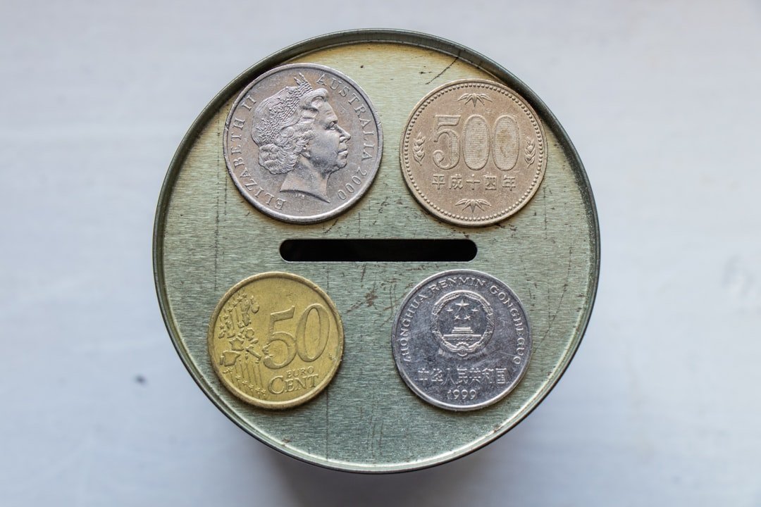 Photo Piggy bank coins