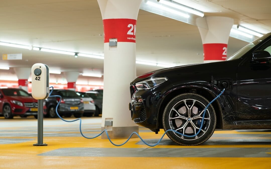 Photo Electric car charging